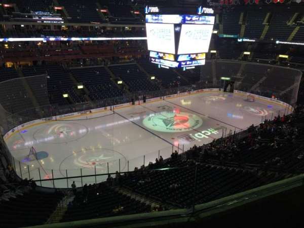 Nationwide Arena, bloc: 206, rangée: B, place: 4