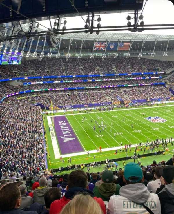 Tottenham Hotspur Stadium, bloc: 509, rangée: 17, place: 295