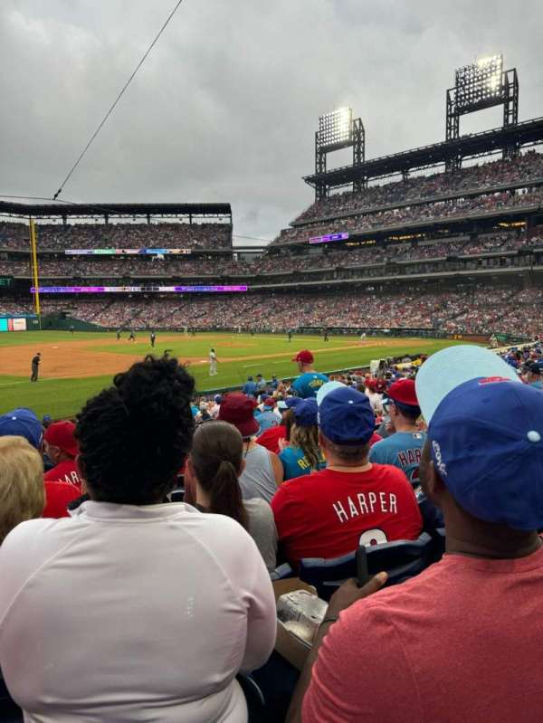 Citizens Bank Park, bloc: 134, rangée: 20, place: 7