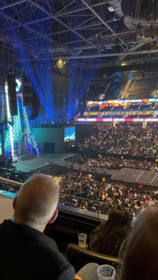 The O2, London, bloc: Suite 209, rangée: 1, place: 20