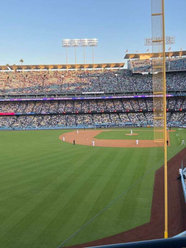 Dodger Stadium, bloc: 261 Club, rangée: B, place: 3