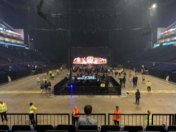 The O2, London, bloc: 107, rangée: M, place: 25