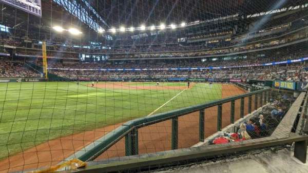 Globe Life Field, bloc: 2, rangée: 1, place: 2