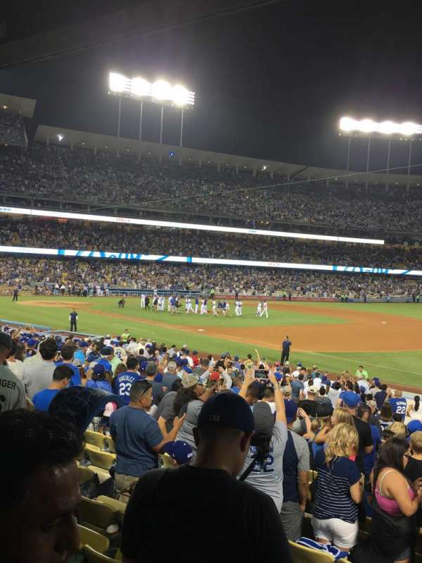 Dodger Stadium, bloc: 34FD, rangée: U, place: 4