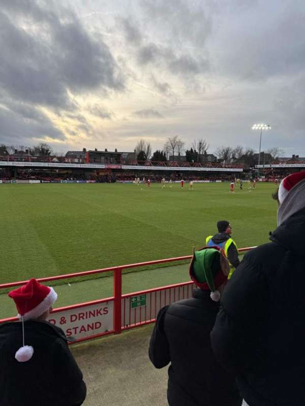 Wham Stadium, bloc: Eric Whalley Stand, rangée: D, place: 172
