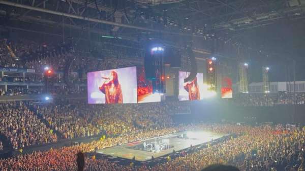The O2, London, bloc: 109, rangée: ZZ