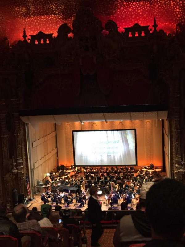 Ohio Theatre, Columbus, bloc: Mezzanine B, rangée: J, place: 2