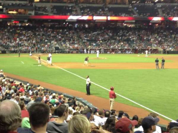Chase Field, bloc: 108, rangée: 25, place: 11