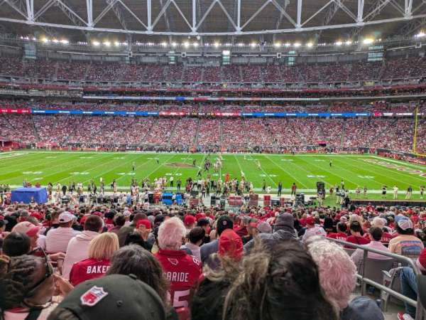 State Farm Stadium, bloc: 129, rangée: 38, place: 2