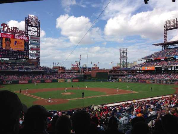 Citizens Bank Park, bloc: 122, rangée: 33, place: 7