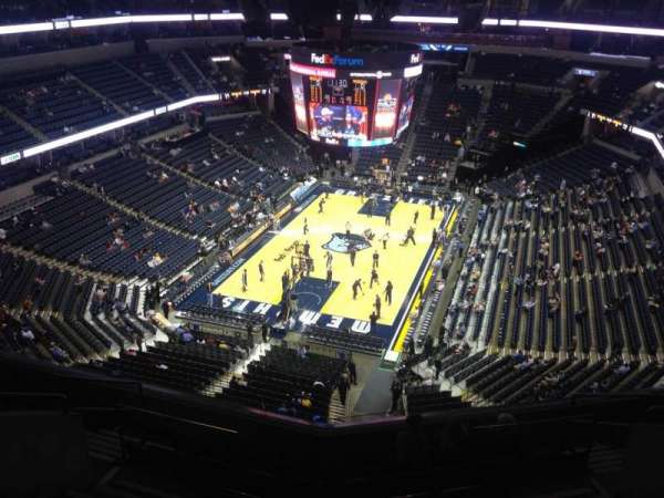FedEx Forum, bloc: 217, rangée: G, place: 5