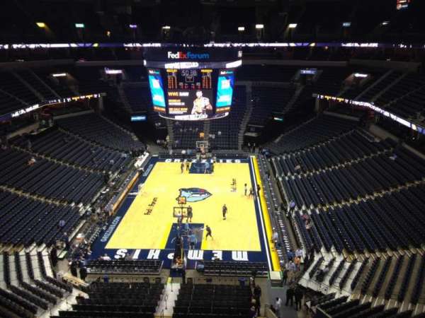 FedEx Forum, bloc: 217, rangée: A, place: 12