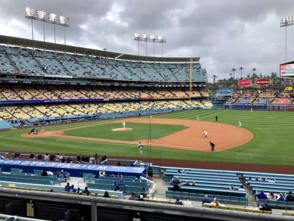 Dodger Stadium, bloc: 140LG, rangée: C, place: 8
