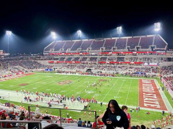 Snapdragon Stadium, bloc: 203, rangée: 14, place: 22
