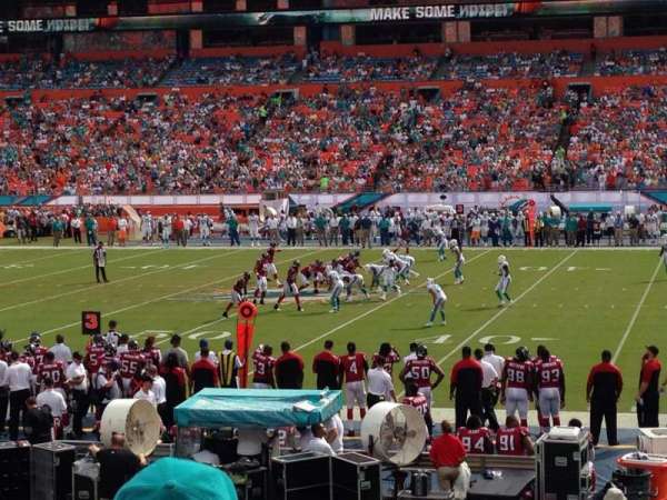 Hard Rock Stadium, bloc: Old 113, rangée: 14, place: 7