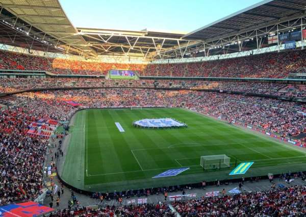 Wembley Stadium, bloc: 542, rangée: 1, place: 78