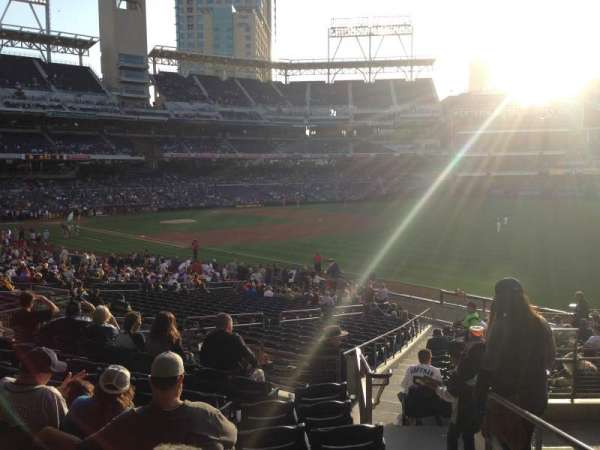Petco Park, bloc: 119, rangée: 34, place: 19