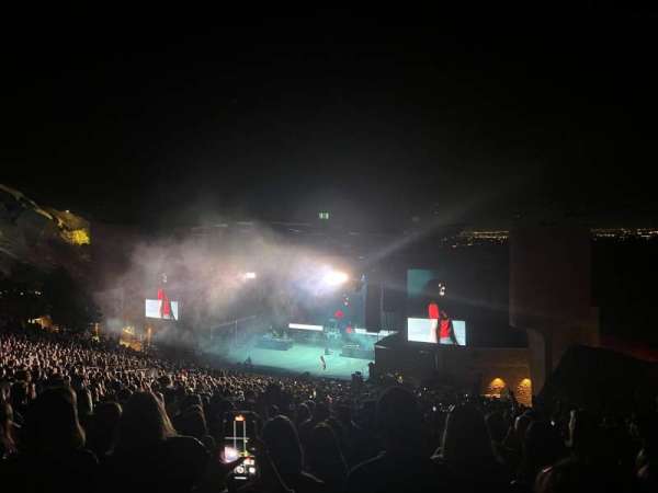 Red Rocks Amphitheatre, bloc: Right, rangée: 35, place: 19