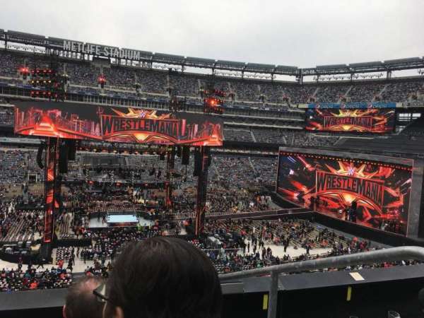 MetLife Stadium, bloc: 215, rangée: 4, place: 1