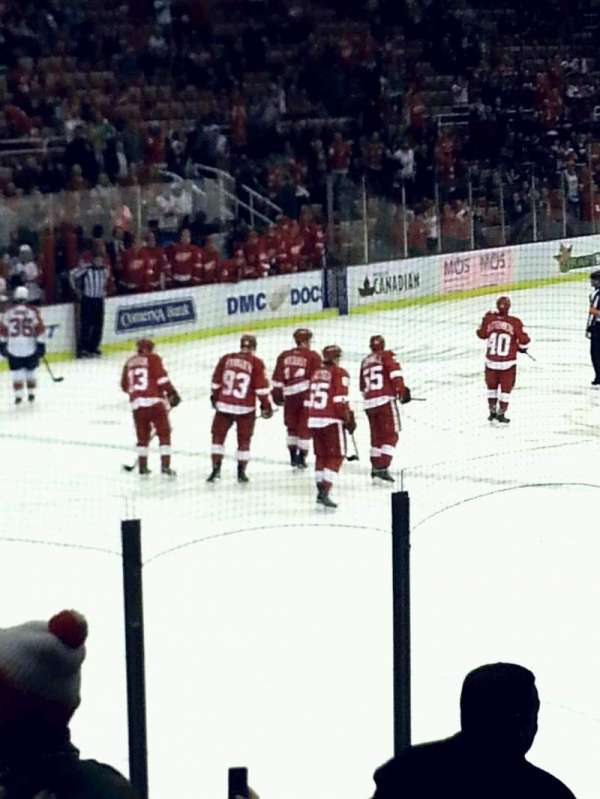 Joe Louis Arena, bloc: 112, rangée: 12, place: 6
