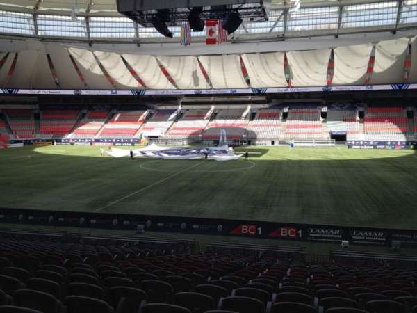 BC Place, bloc: 240, rangée: U, place: 8