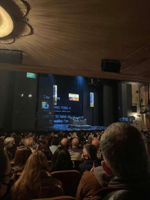 Music Box Theatre, bloc: Orchestra L, rangée: P, place: 11