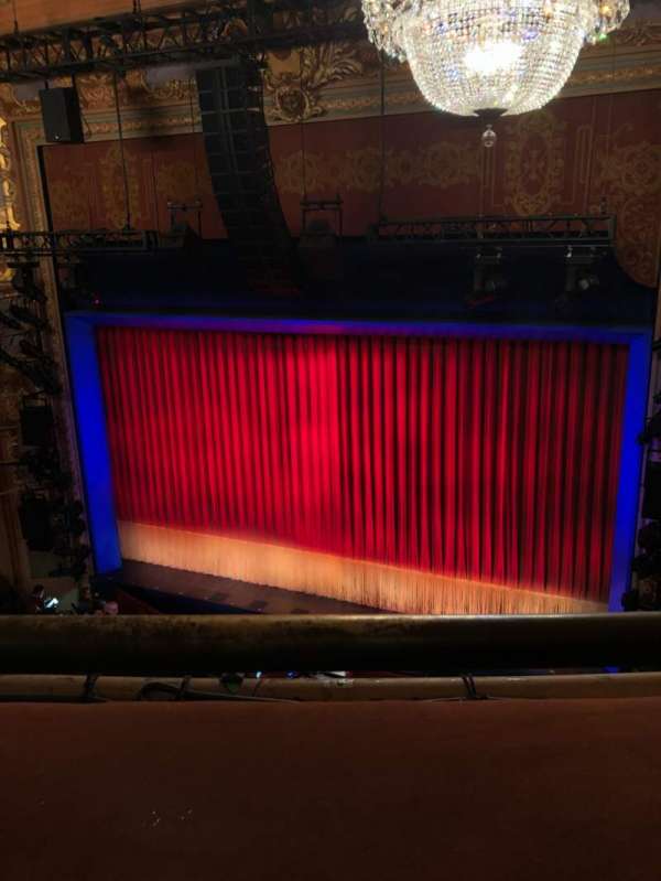 Longacre Theatre, bloc: Balcony R, rangée: A, place: 3