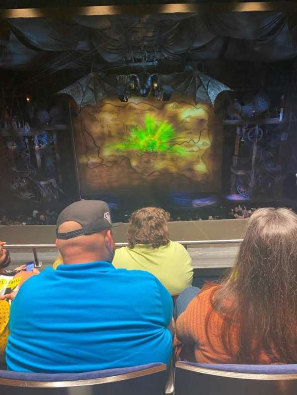 Gershwin Theatre, bloc: Front Mezzanine C, rangée: C, place: 110