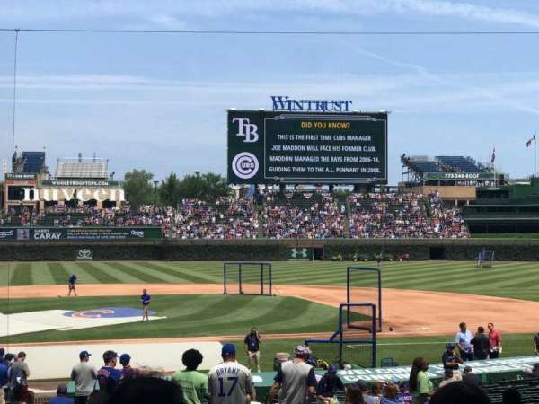 Wrigley Field, bloc: 122, rangée: 15, place: 13