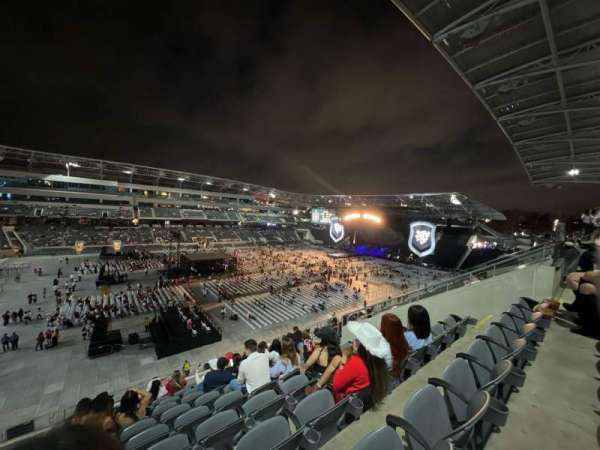 BMO Stadium, bloc: 215, rangée: K, place: 10