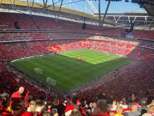 Wembley Stadium, bloc: 534, rangée: 29, place: 222