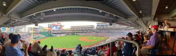 Nationals Park, bloc: 203, rangée: P, place: 1