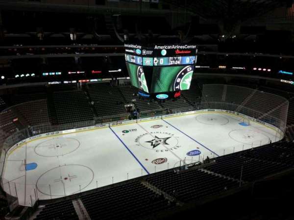 American Airlines Center, bloc: 312, rangée: E, place: 6