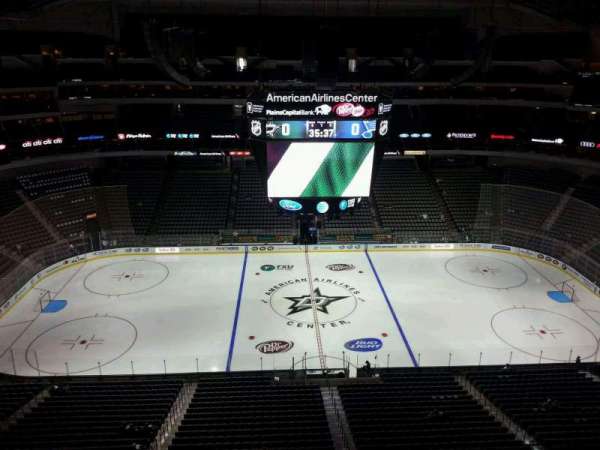 American Airlines Center, bloc: 310, rangée: F, place: 15