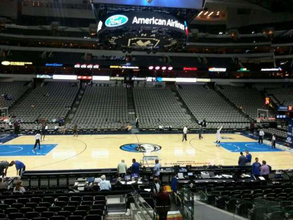 American Airlines Center, bloc: 119, rangée: O, place: 4
