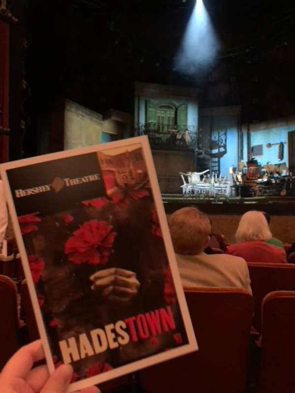 Hershey Theatre, bloc: ORCHC, rangée: E, place: 111