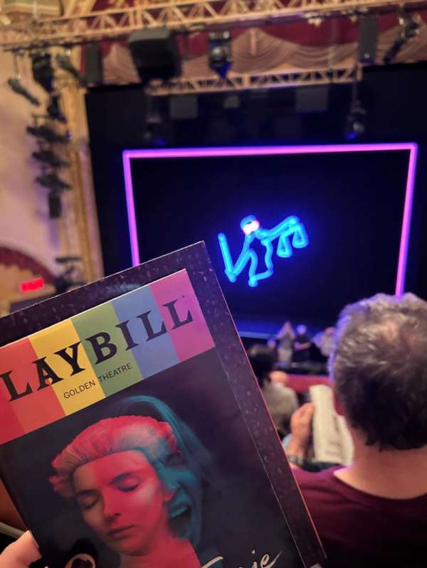 John Golden Theatre, bloc: Front Mezzanine R, rangée: D, place: 108