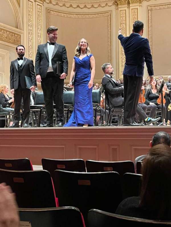 Carnegie Hall, bloc: Parquet C, rangée: E, place: 109