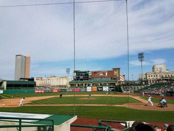 Parkview Field, bloc: 111, rangée: L, place: 10