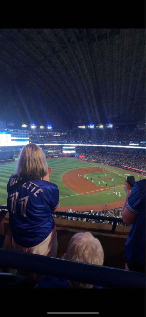 Rogers Centre, bloc: 534, rangée: 2, place: 1