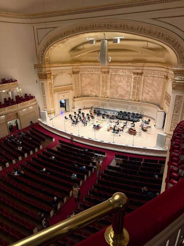 Carnegie Hall, bloc: Dress Circle R, rangée: AA, place: 46