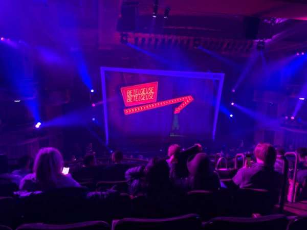 Winter Garden Theatre, bloc: Mezzanine LC, rangée: F, place: 5