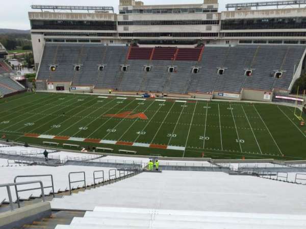 Lane Stadium, bloc: 229, rangée: 4J, place: 26