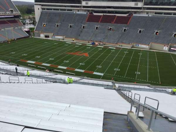 Lane Stadium, bloc: 229, rangée: 4J, place: 4