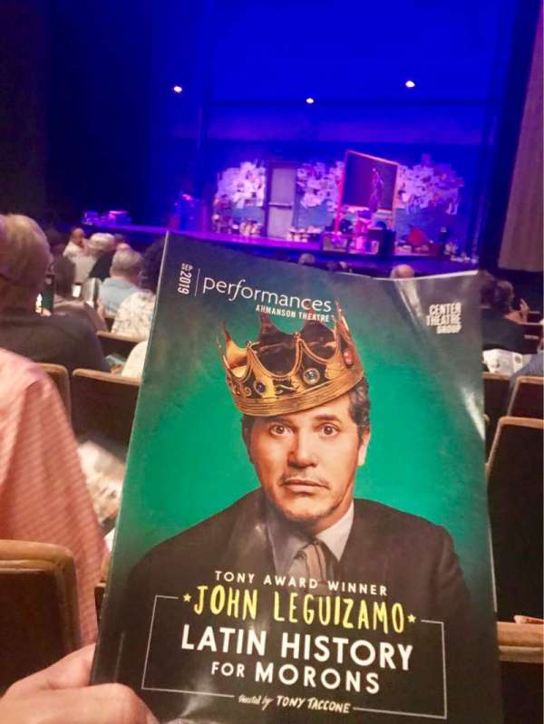 Ahmanson Theatre, bloc: Orchestra, rangée: H, place: 6
