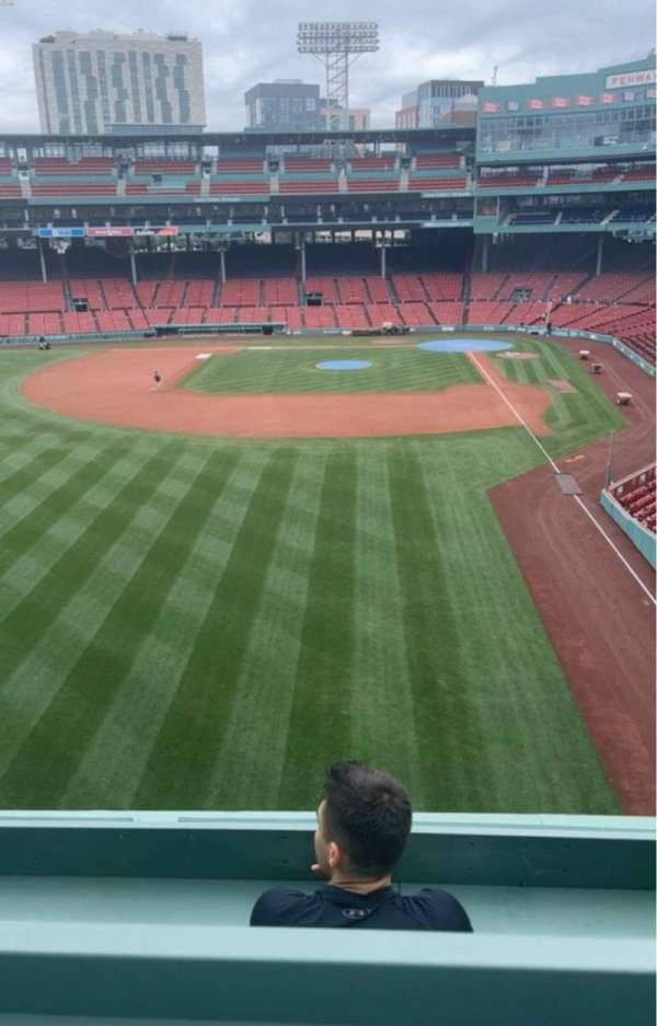 Fenway Park, bloc: Green Monster 3, rangée: 3, place: 2