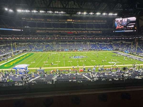 Lucas Oil Stadium, bloc: 314, rangée: 2, place: 18