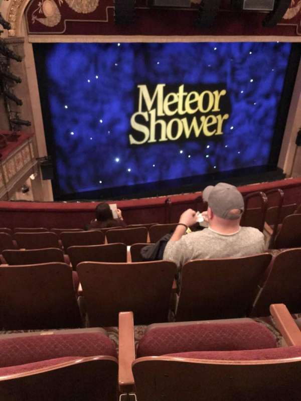 Booth Theatre, bloc: Mezzanine L, rangée: F, place: 7
