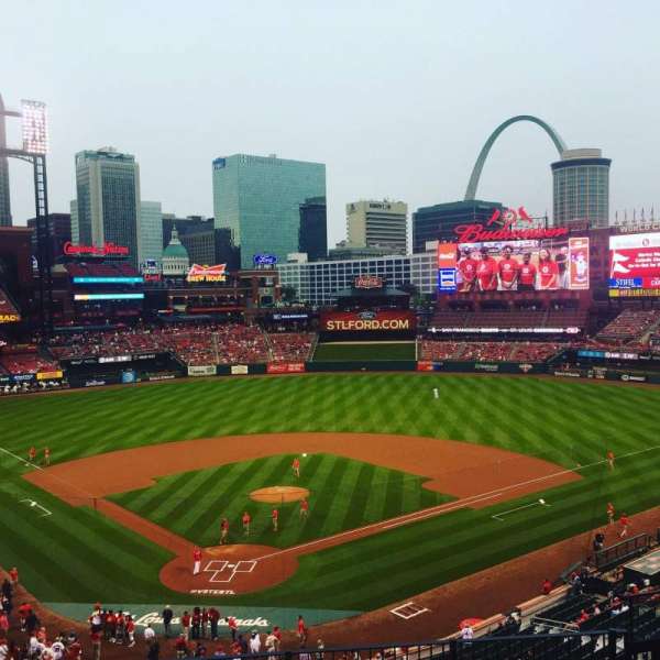 Busch Stadium, bloc: 249, rangée: 8, place: 11