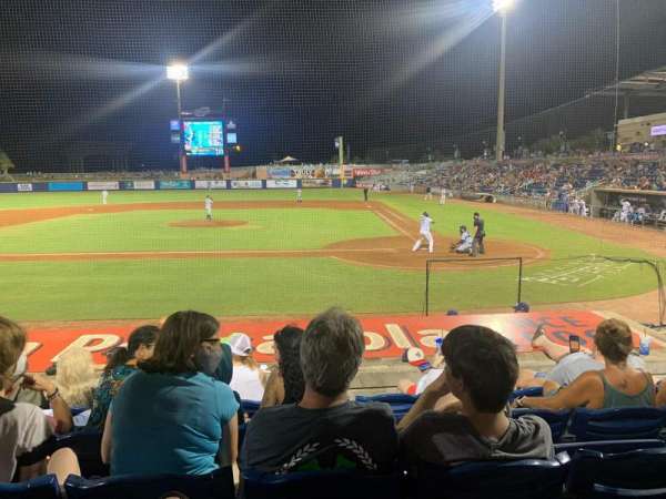 Blue Wahoos Stadium, bloc: 103, rangée: I, place: 14